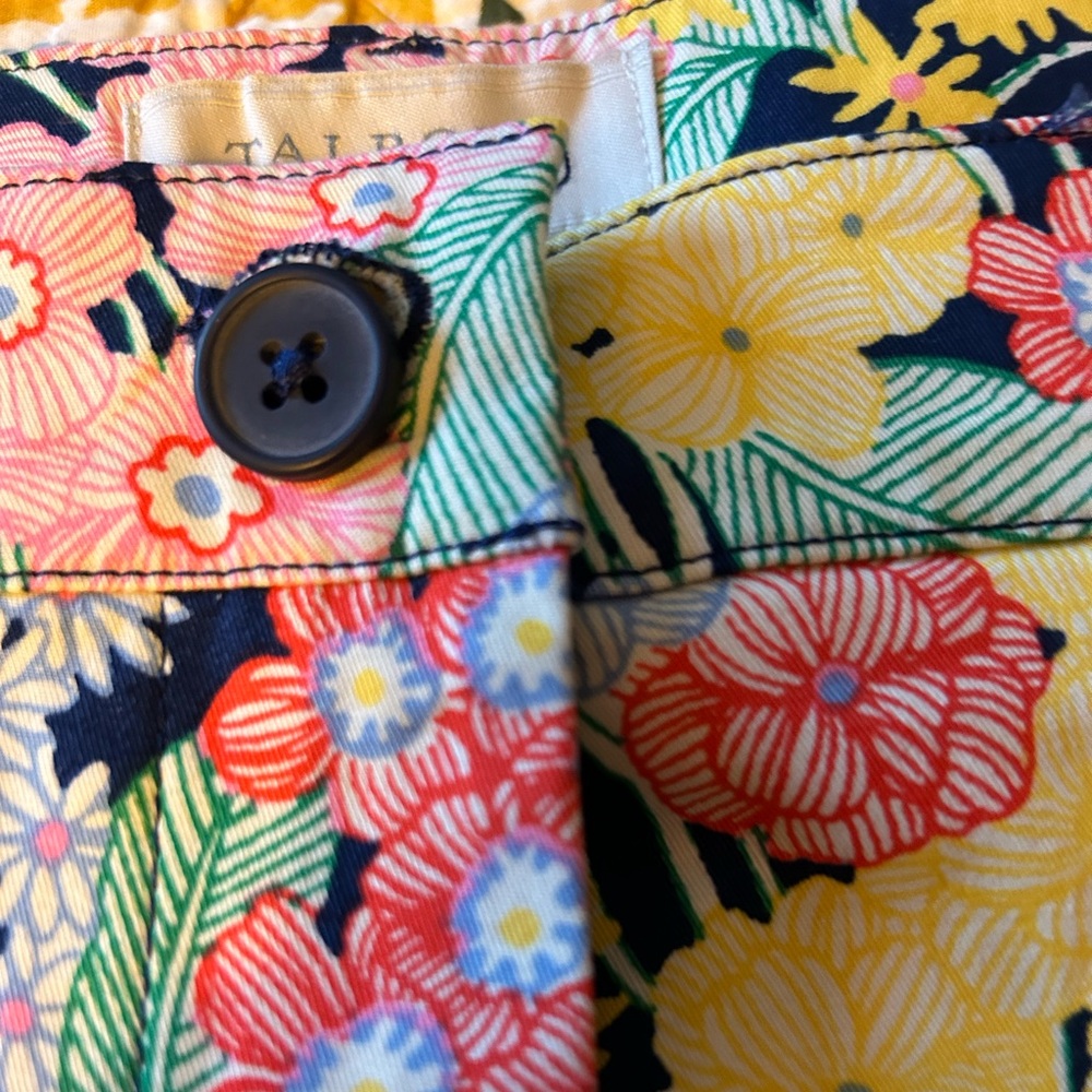 Talbots floral nwt weekend twill shorts size 10